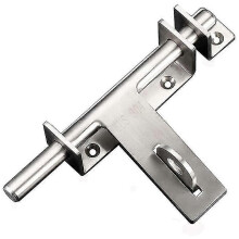 Stainless Steel Sliding Door Lock Latch Heavy Duty Left Right Rotating Security