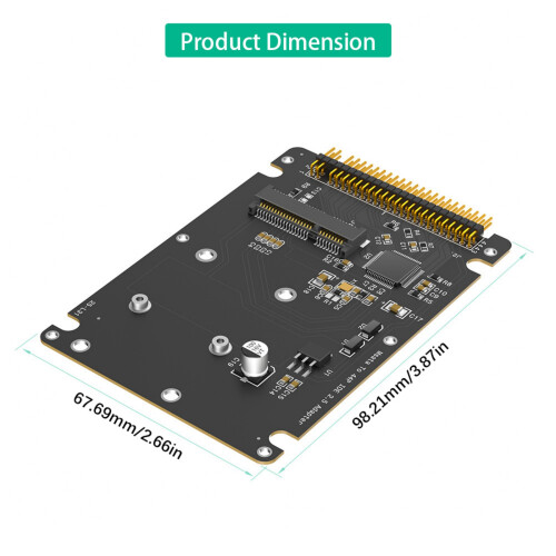 Convertisseurs IDE 44Pin vers MSATA SSD de 2,5 pouces pour 2