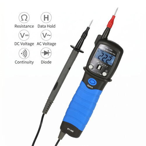 User Friendly Digital Multimeter With Automatic Ranges Selection 1