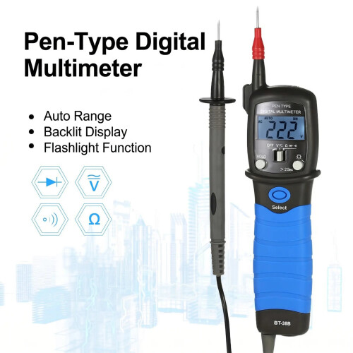User Friendly Digital Multimeter With Automatic Ranges Selection 2