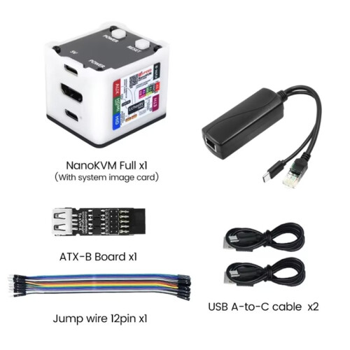 For Sipeed NanoKVM PiKVM Remote Control Operation and Maintenance Server  PiKVM Remote Desktop Server UART White 1