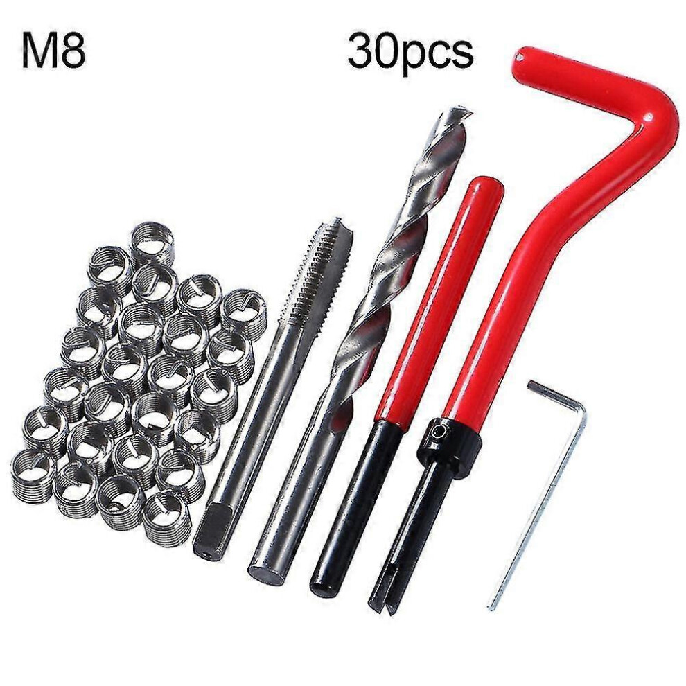 M5 M6 M8 Metric Thread Repair Kit 25Pcs Helicoil Inserts With Tools For Automotive Engine 6944168479237