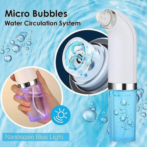 Blackhead Extractor Pore Cleaner USB Rechargeable with 3 Adjustable Suction Cups for Deep Cleansing 2