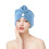 Gorro de secado rápido para el cabello, de microfibra, para la ducha. 5