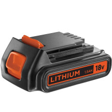 Batería de litio de 18 V y 1,5 Ah.