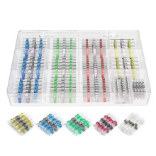 Conectores termorretráctiles para empalme, doble pared, impermeables IP6/7, kit multicolor de 360 piezas con sellado de soldadura