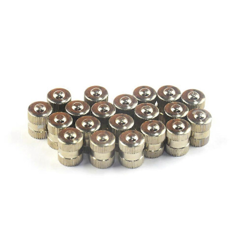 20 Pieces Copper Tire Valve Stem Caps, Threaded Fixation Universal Replacement Wheel Air Covers 1