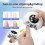 Electric Nail Clipper Trimmer 360 Rotating 3 Speed with Light Storage Box 2