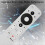 Voice Remote Control compatible with KM2 KM2 PLUS Android 4K UHD TV Box, White ABS Bluetooth Replacement Remote 5