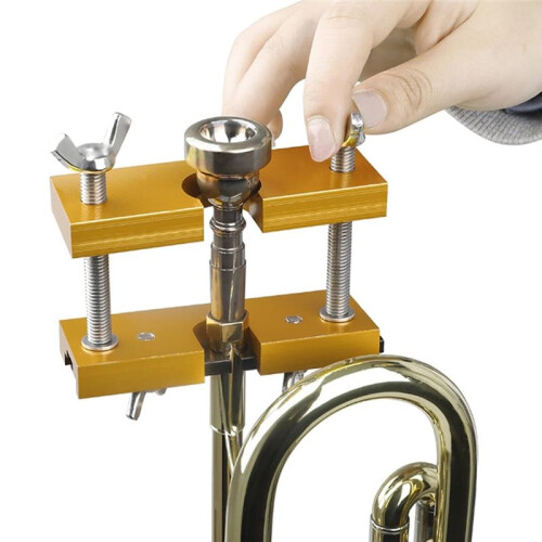 Trumpet Mouthpiece Puller Tool Adjustable Mouthpiece Puller Remover (Black) 2