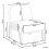Beliani Armchair ORTEN Boucle Taupe 3