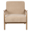 Beliani Armchair SENNELS Boucle Beige 5