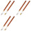 6pcs Leather  Dye Pens, Leather  Roller Pen Applicator, Leather  Printing Tools for Leather  DIY Work 2