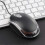Wired USB Optical Mouse, Black, 1.2m Cable, Red/Blue Random Flash Light, Compatible with PC Laptop Windows System 4