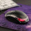 Wired USB Optical Mouse, Black, 1.2m Cable, Red/Blue Random Flash Light, Compatible with PC Laptop Windows System 5