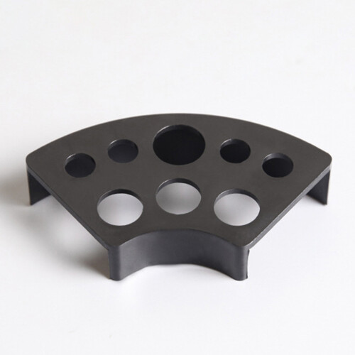 (Black) 8-Hole Durable Tattoo Ink Cup Holder