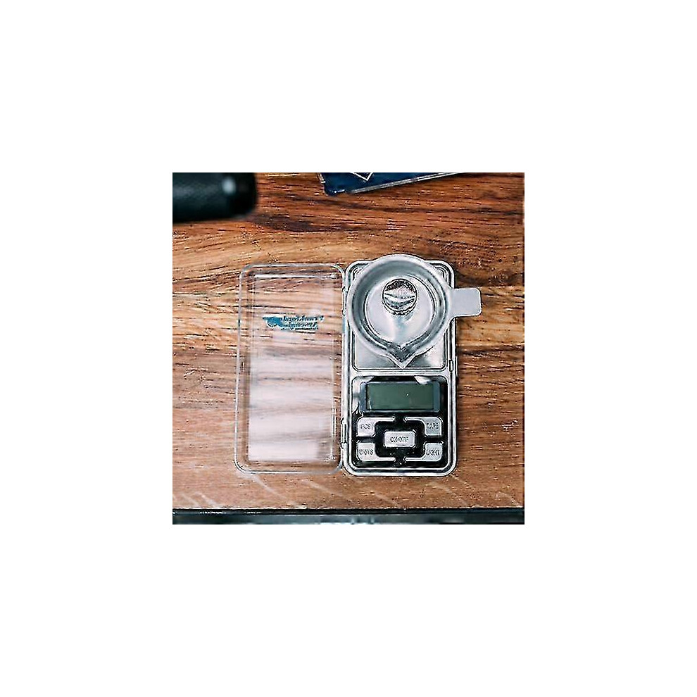 Digital Reloading Scale, 0.01g Accuracy, 50g Capacity, LCD Backlight Display, Supports Grains Grams Ounces Carats Measurement