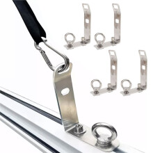 4pcs Roof Rack Load Stops Replace T Slot Truck Bar Stainless Steel for Ladder Firewood Skis Kayak