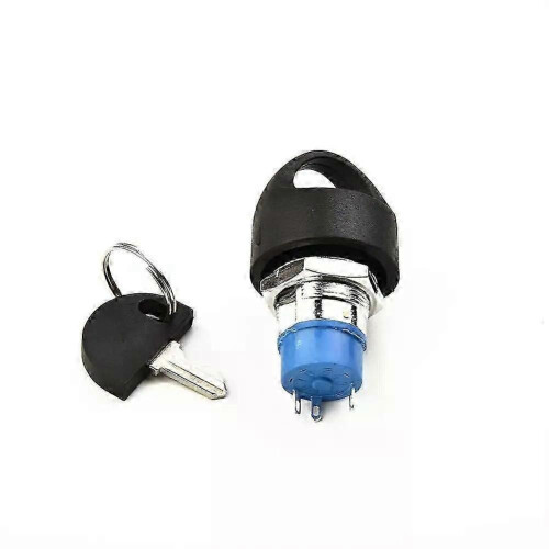 Ignition Switch Lock with 2 Keys, Zinc Alloy Ignition Switch compatible with Pride Mobility Scooters 1
