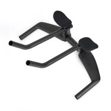 Full Carbon Rest Bicycle Handlebars Aero Track Bike TT Bar Internal Cable 15 Degree 420mm TT Handlebar