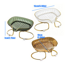 3pack Soap Box Drain Proof Punching Household Light Luxurious