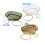 3pack Soap Box Drain Proof Punching Household Light Luxurious 1