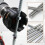Extracteur d'écrous à queue hexagonale, outil de retrait écrous supports conduits, compatible avec forets à queue hexagonale 2