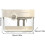 Denture Container for Soaking with Mirror and Tool Storage Box, White 4