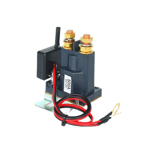 Wireless Remote Control 12V 200A Car Battery Disconnect Isolation Switch, Copper Material, 2 Remotes Included 1