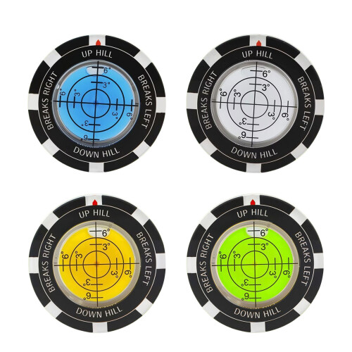 Golf Green Reader Profession Putt Golfs Balls Marker-Yellow 1