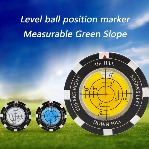 Golf Green Reader Profession Putt Golfs Balls Marker-Yellow 2