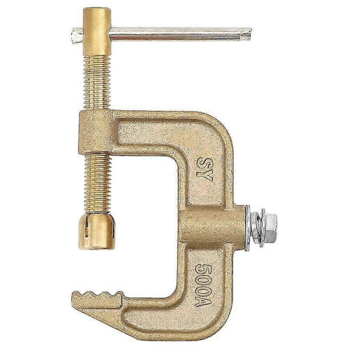 Welding Ground Clamp 500A Solid Brass G-Type 43mm for Tig Mig Arc Welders 1