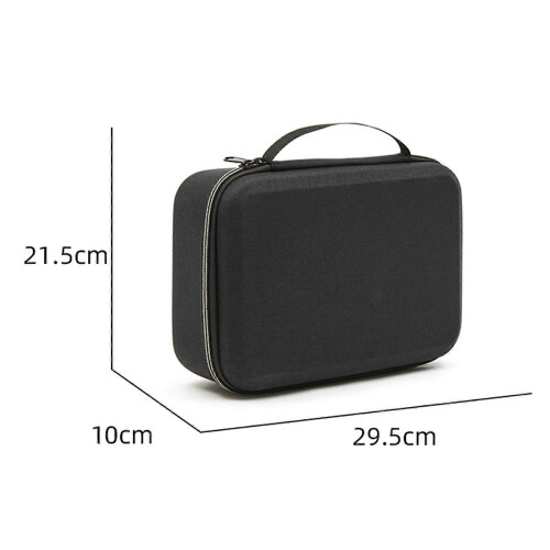 Mini Storage Carrying Case compatible with DJI Osmo Action 4 Camera, PU+EVA Protective Hard Storage Box, Black 2