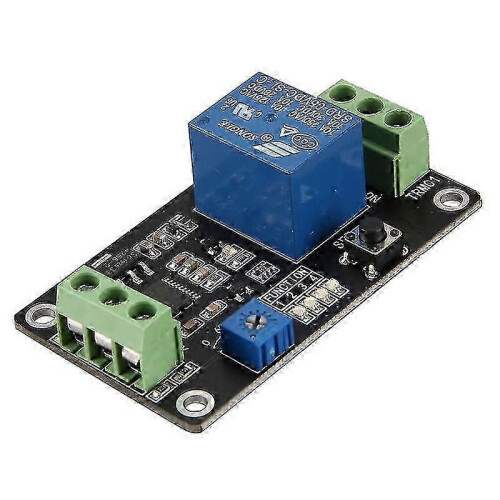 Delay Relay Module, 24V DC, 0.1s-120s Adjustable Timing, Anti Reverse Connection, 1 Pack 1