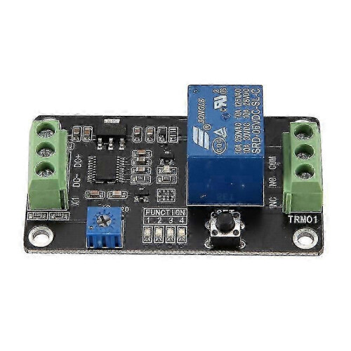 Delay Relay Module, 24V DC, 0.1s-120s Adjustable Timing, Anti Reverse Connection, 1 Pack 2