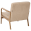 Beliani Armchair SENNELS Boucle Beige 6