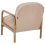 Beliani Armchair AGGER Fabric Beige 5