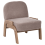 Beliani Armchair ORTEN Boucle Taupe 4
