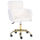 Beliani Desk Chair ALENA Boucle White 4
