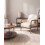Beliani Armchair AGGER Fabric Light Beige 2