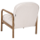 Beliani Armchair AGGER Fabric Light Beige 6