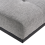 Beliani Ottoman TORPO Fabric Grey/ Black 4