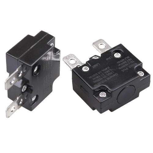 2pcs 10A Thermal Overload Protector Automatic Reset Relay Fuse 125-250V AC 1