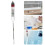 Salinity Hydrometer for Aquarium Glass Seawater Density Meter 5