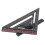Plastic Folding Triangle Ruler with Positioning Rod for Accurate Woodworking Architectural Design 4