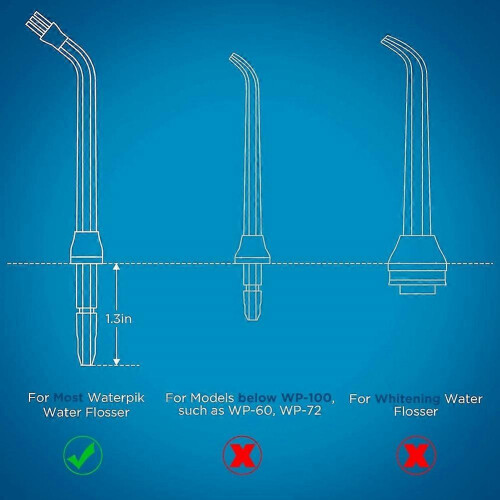 Waterpik Replacement Plaque Chaser Tips, 6-Pack, Compatible with Most Waterpik Models 1
