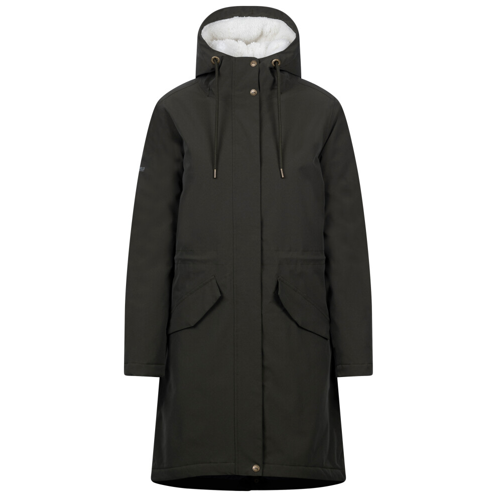 Trespass Women's Waterproof Rain Jacket Vailsom Green Size 12 - Image 2