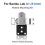 Hotend Heating Assembly Kit Compatible with Bambu Lab A1 A1 Mini 3D Printer 5