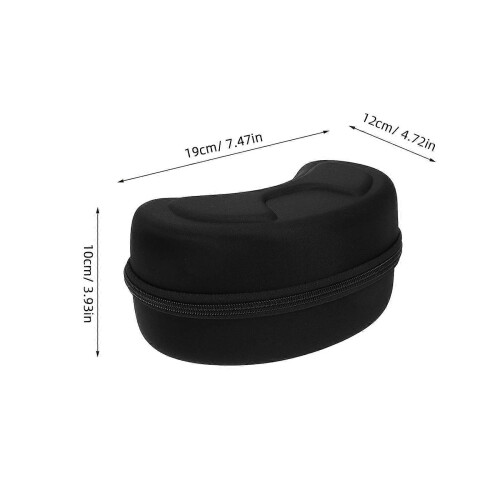 Goggles Storage Box EVA Hard Case with Zipper for Ski Glasses 2 Pack 2