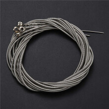 40 Pièces Accessoire Pièces de Guitare Basse À Cordes Basse En Acier Inoxydable Jauge Plaquée Argent Corde de Guitare Accessoires de Musique de